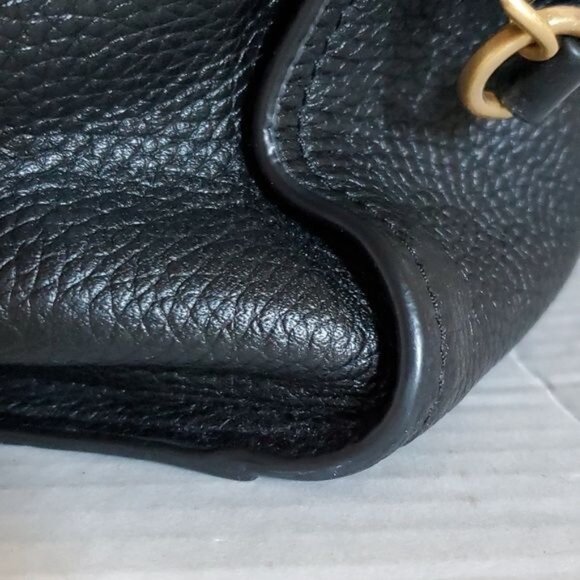 Tory Burch Leather Britten Slouch Bag Shoulder Tote Handbag WOMEN'S WOMAN'S - Picture 8 of 16